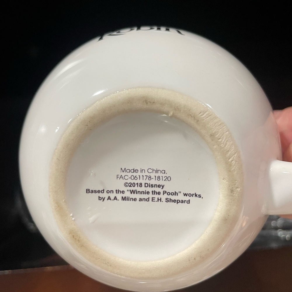 Disney Christopher Robin White and Gold Mug - Picture 4 of 6